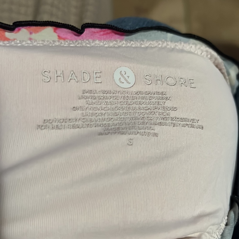 Shade & Shore 3 pieces swim bikini. Size S juniors - Picture 6 of 10